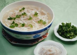 香菜銀魚羹